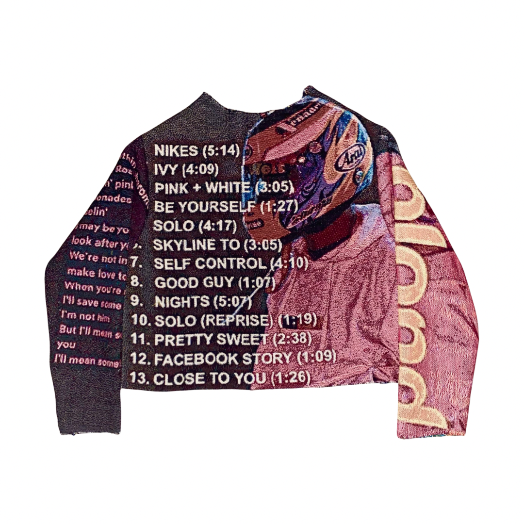 ‘Blond(e)’ Album Tapestry Cropped Sweatshirt